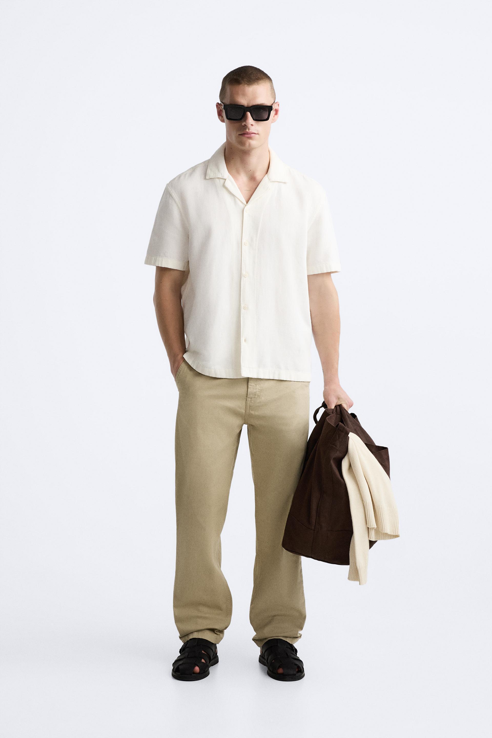 COTTON - LINEN BLEND SHIRT Product Image