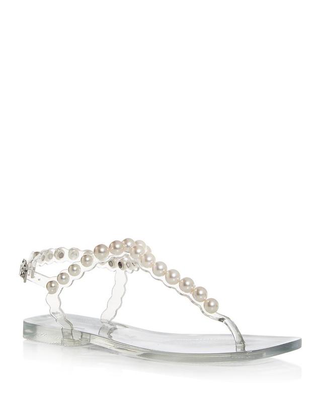 Jeffrey Campbell Pearlesque Imitation Pearl Ankle Strap Sandal Product Image