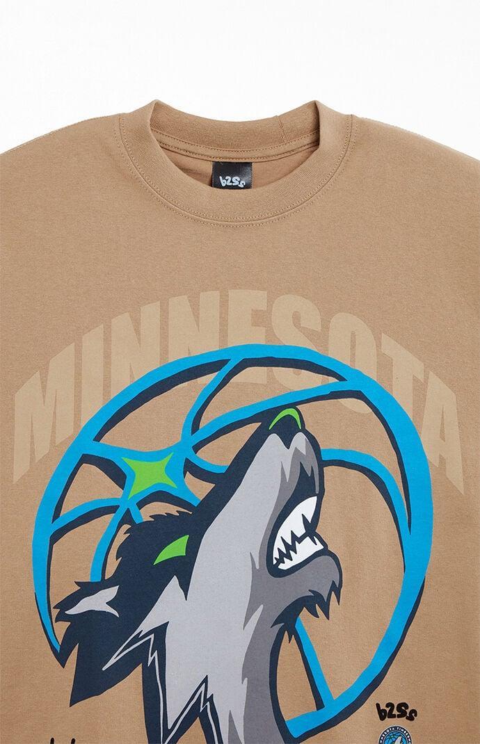 back 2 school special Mens Minnesota Timberwolves Oversized T-Shirt Product Image