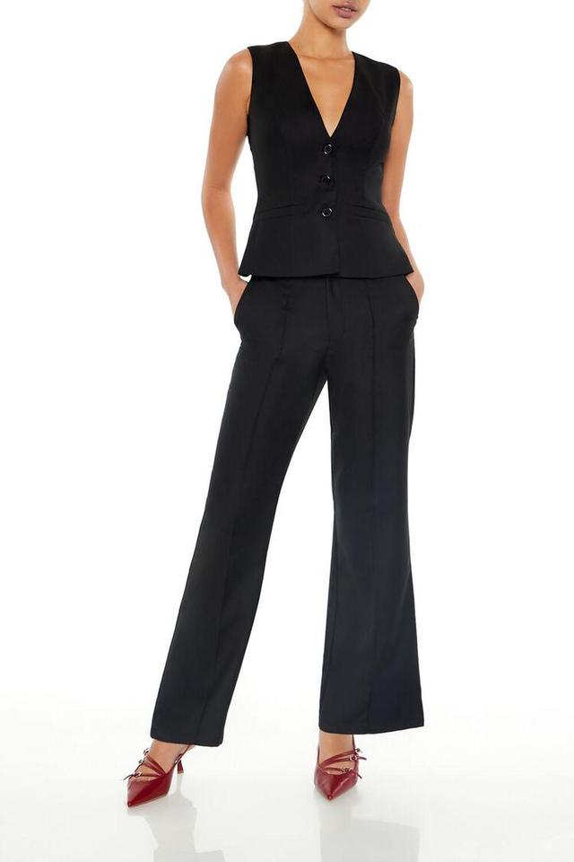 Twill Cutout Vest & Pants Set | Forever 21 Product Image