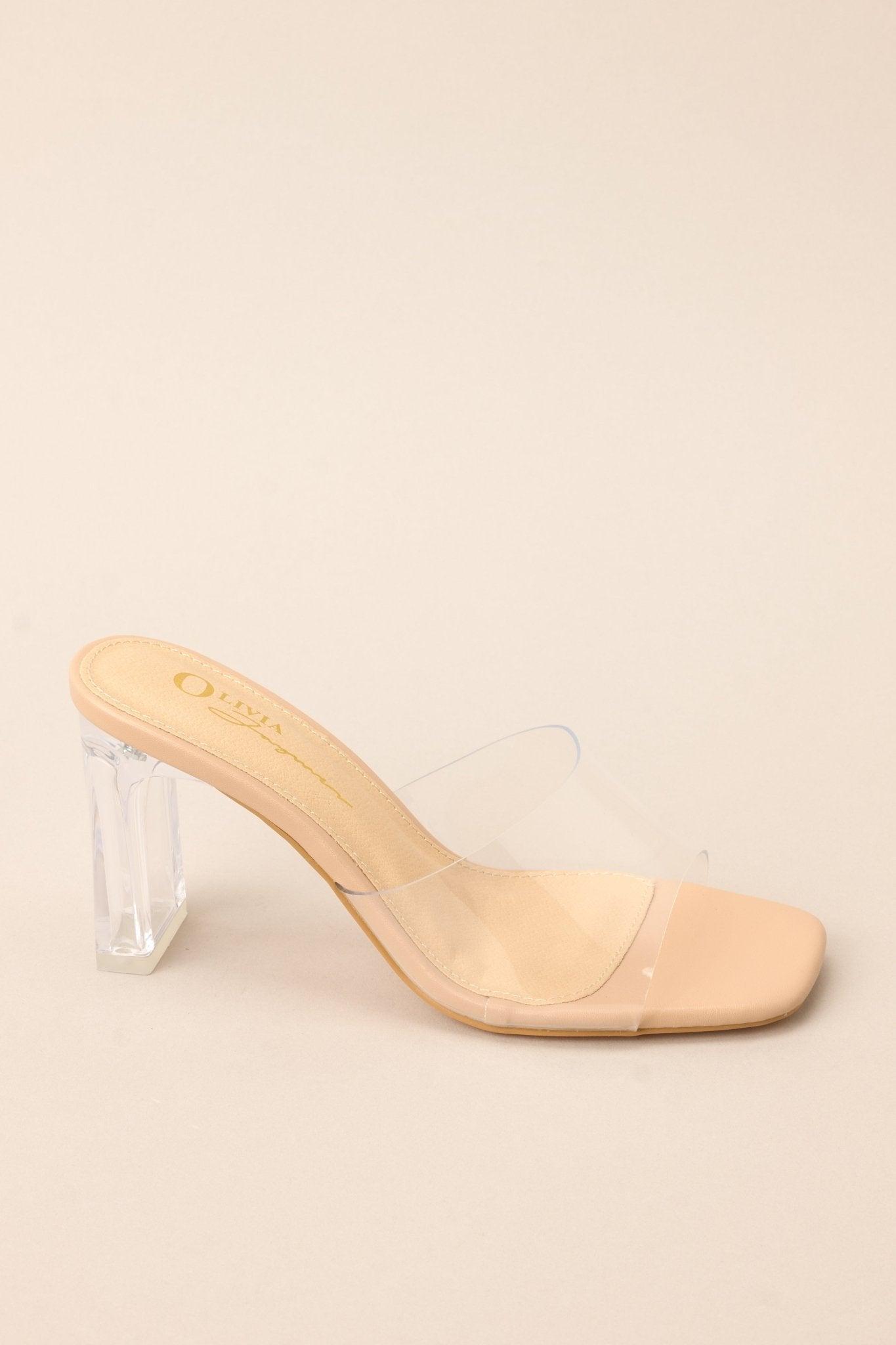 Bring Down The House Clear Heels Product Image