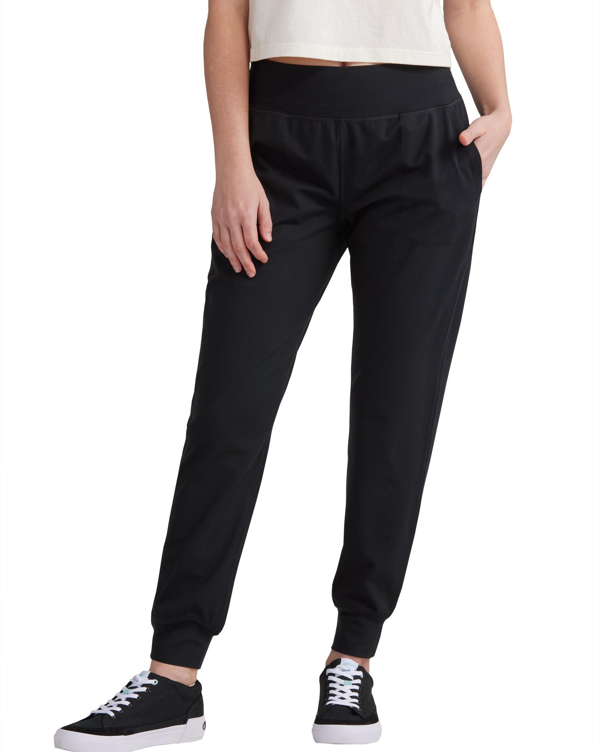 Womens Champion Soft Touch Joggers, C Logo, 27 Ebony Heather 2XL Product Image