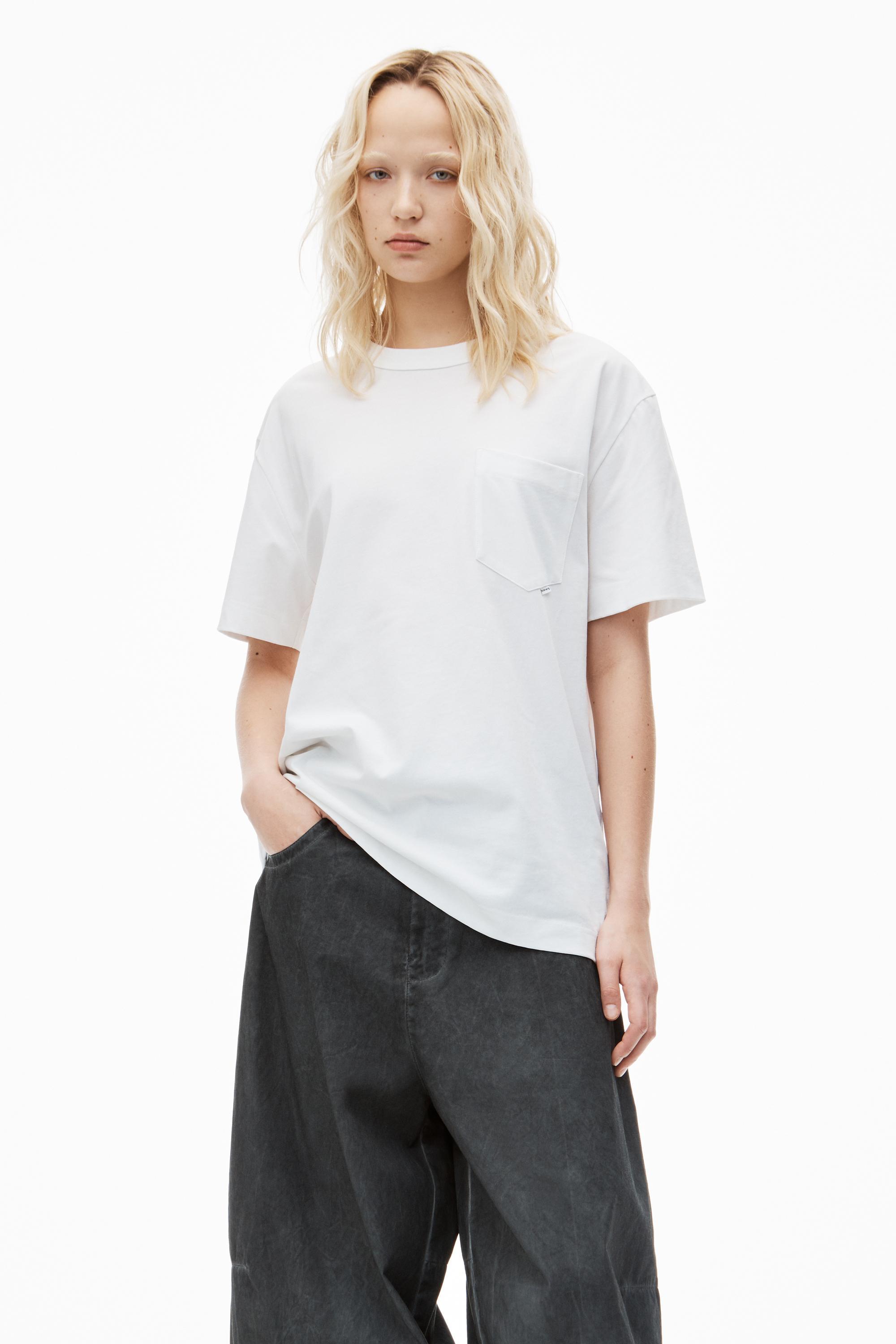 Pocket Tee In High Twist Jersey Product Image