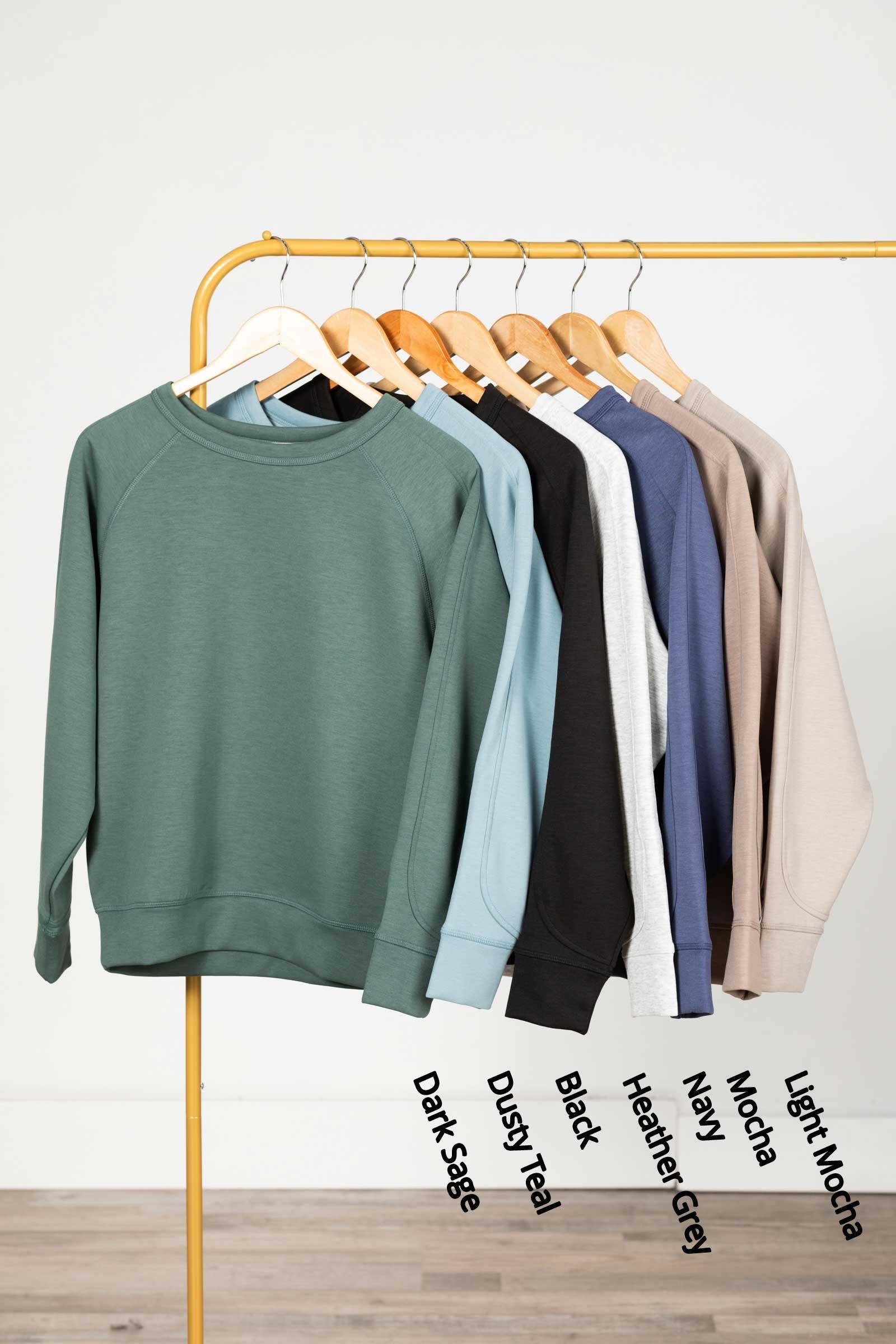 Soft Scuba Crewneck Sweatshirt Product Image