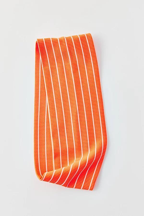 Striped Wide Soft Headband Womens at Urban Outfitters Product Image