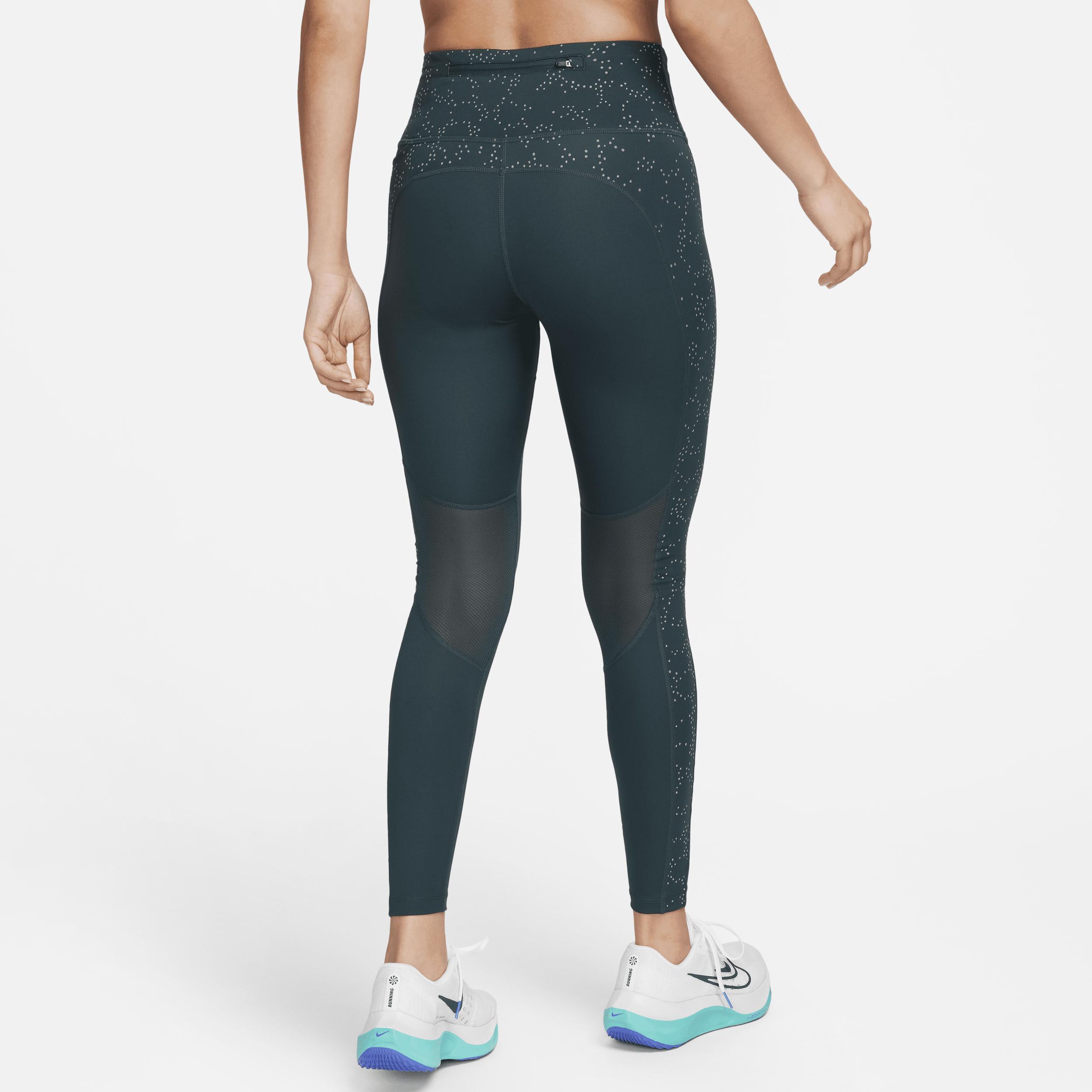 Nike Women's Fast Mid-Rise 7/8 Printed Leggings with Pockets Product Image