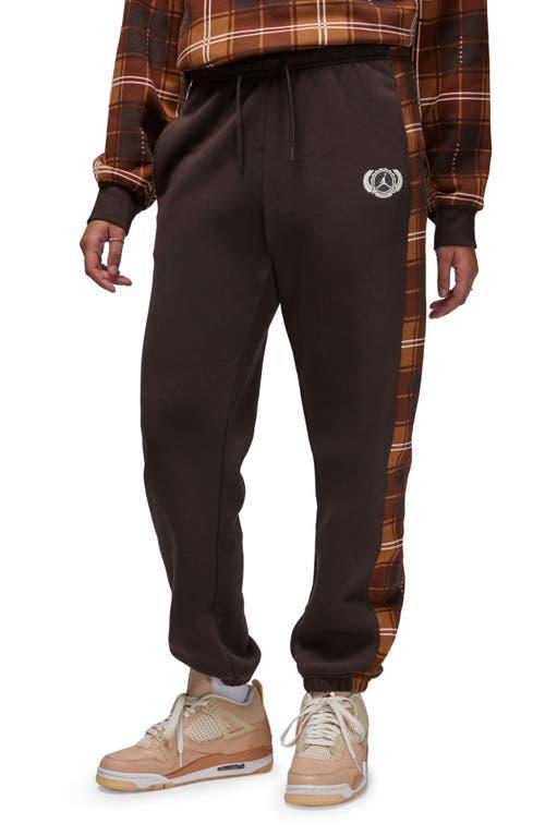 Jordan Brooklyn Plaid Fleece Sweatpants Product Image