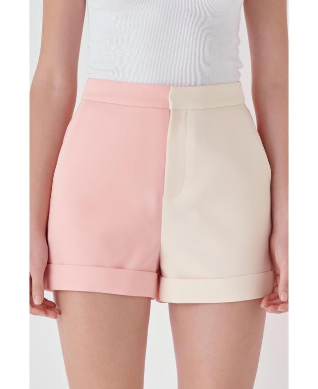 endless rose Womens Colorblock Shorts Product Image