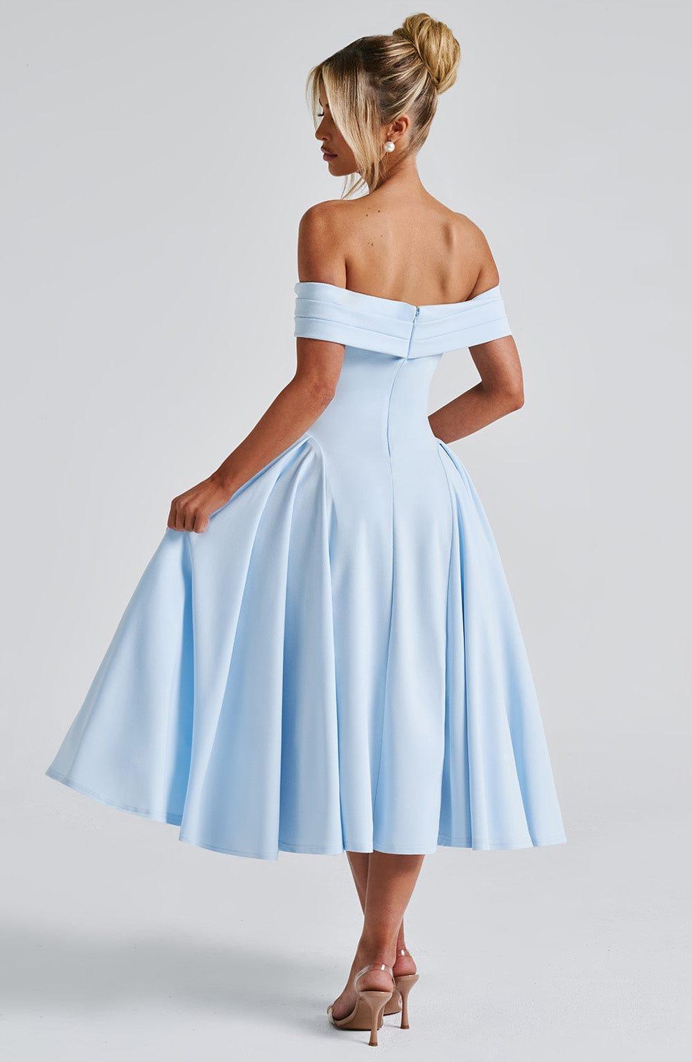 Miranda Midi Dress - Blue Product Image