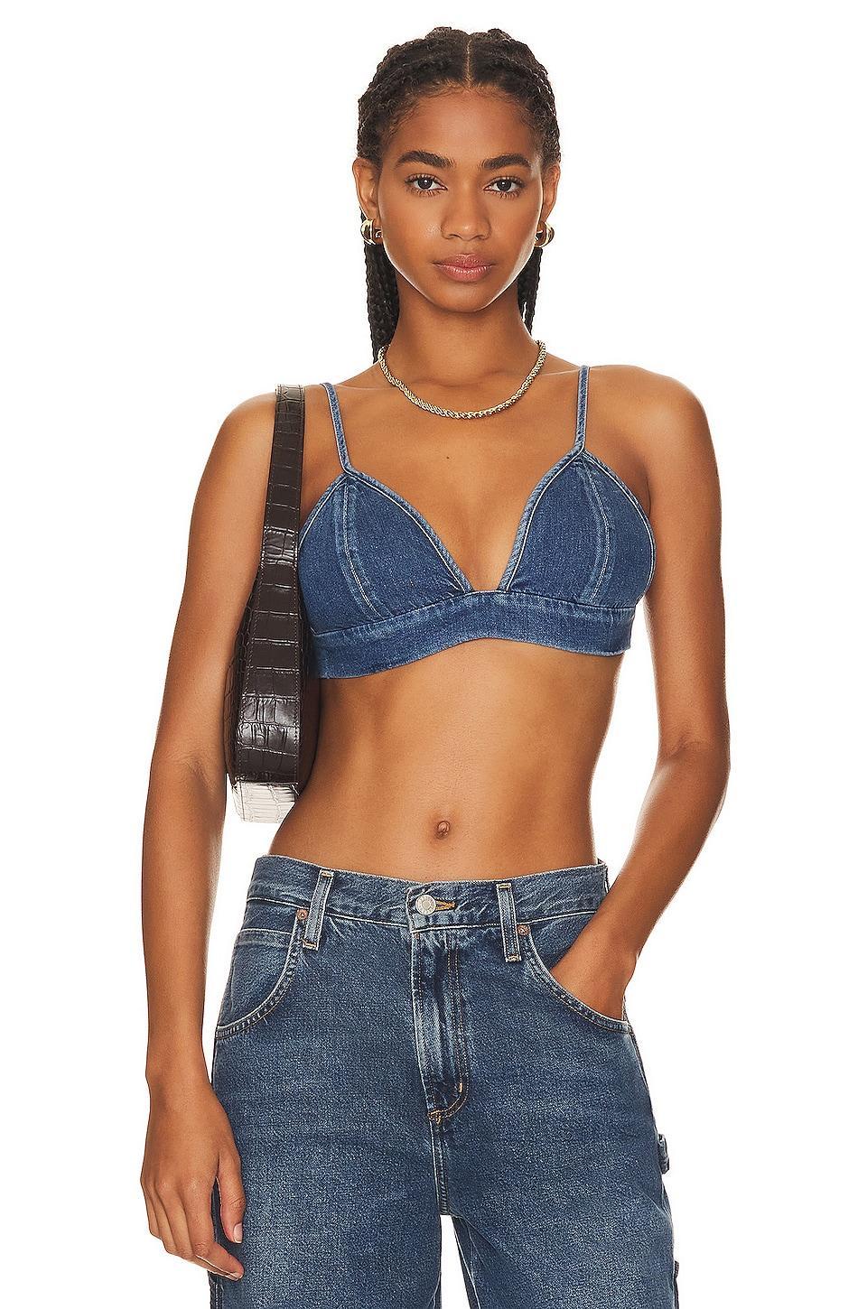 Denim Bralette AGOLDE Product Image