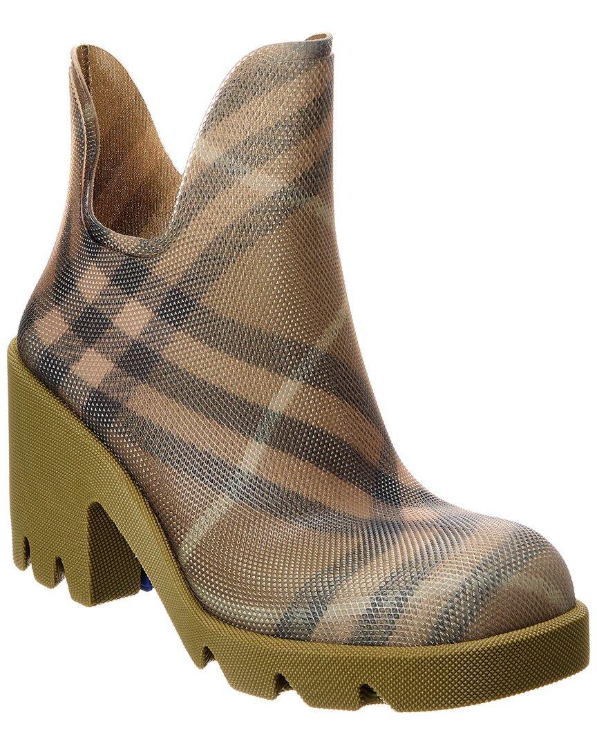 BURBERRY Check Rubber Bootie In Multi product image