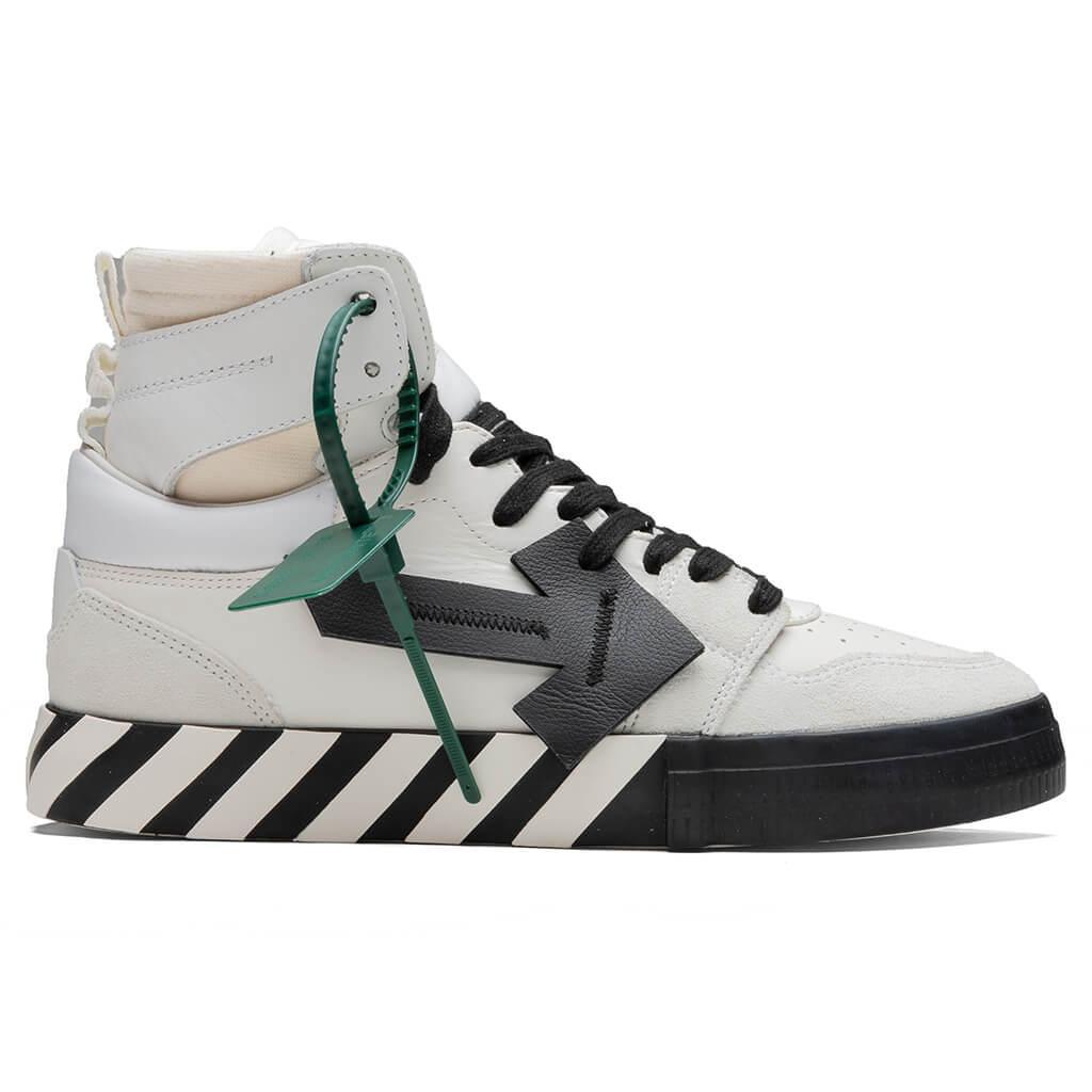 High Top Vulcanized Leather - White/black Male Product Image