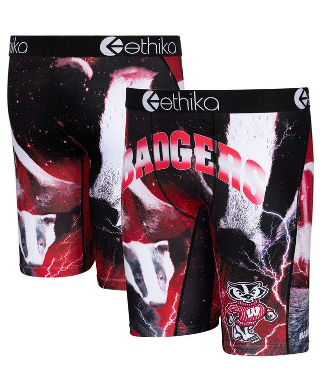 Mens Ethika Wisconsin Badgers Spirit Boxer Briefs Product Image