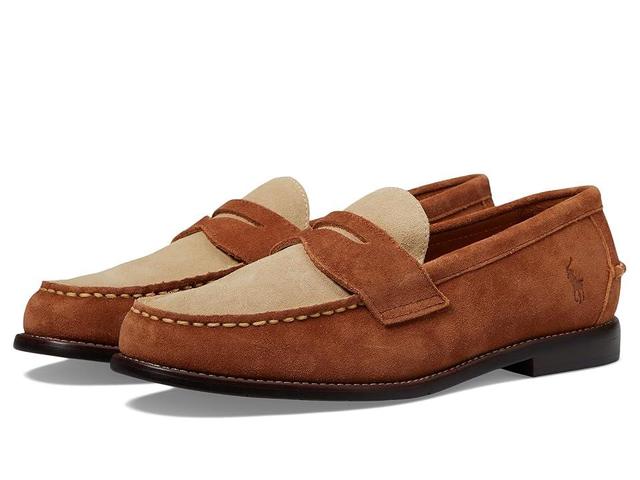 Polo Ralph Lauren Alston Penny (Teak/Bone) Men's Shoes Product Image