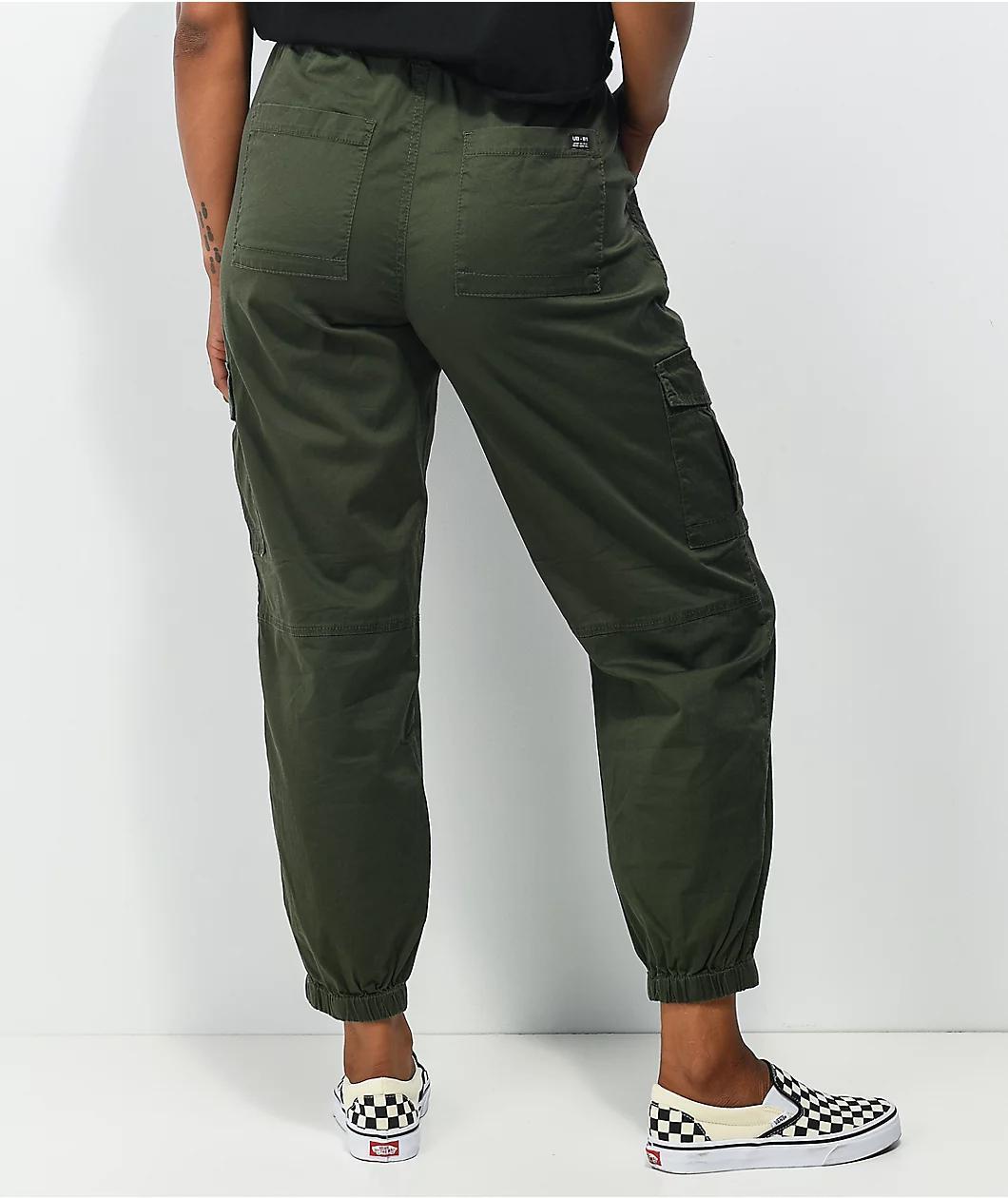 Unionbay Vaughn Green Cargo Jogger Pants Product Image