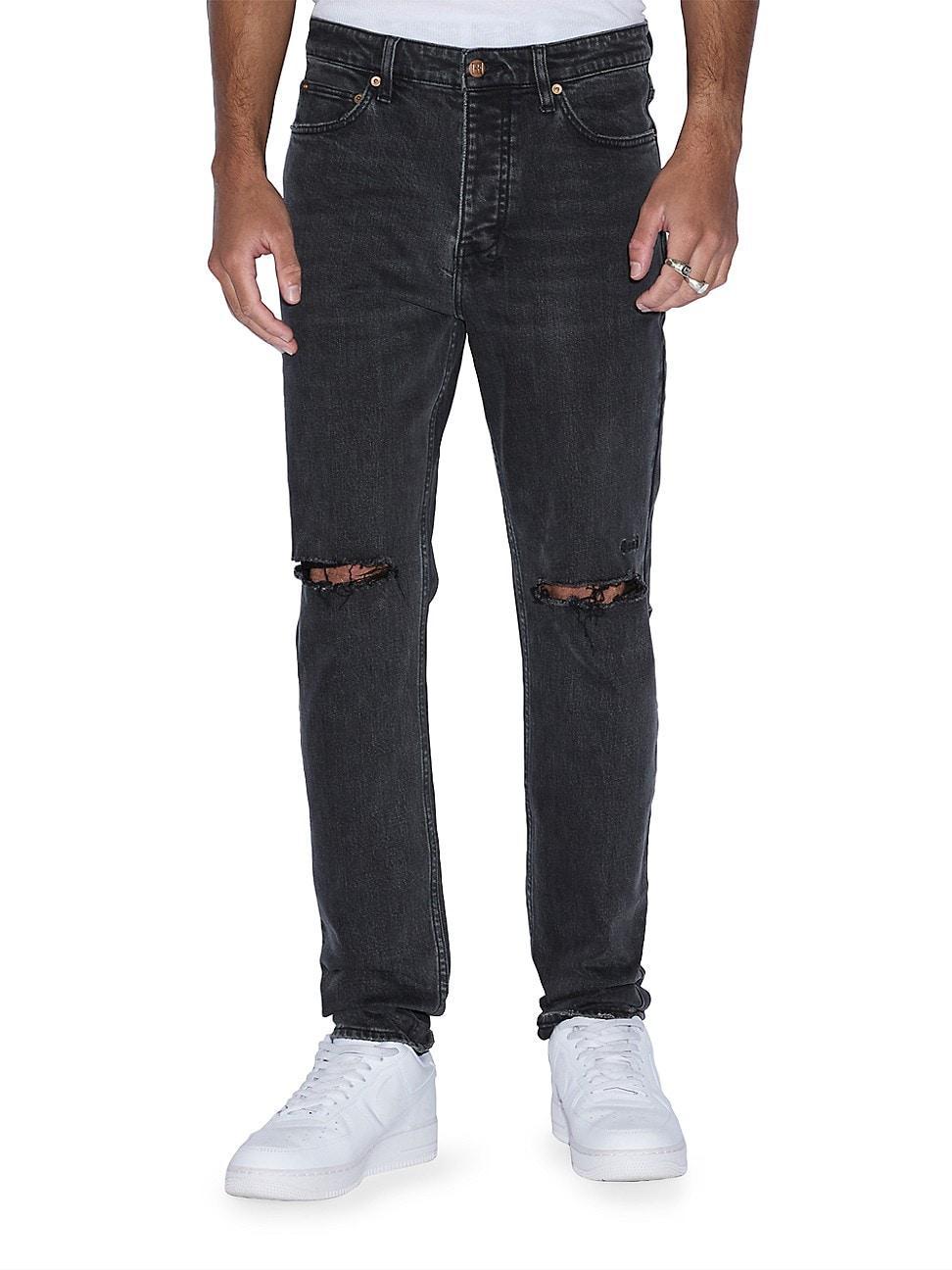 Mens Ksubi x Patty Mills Chitch All Hands Distressed Slim-Fit Jeans Product Image