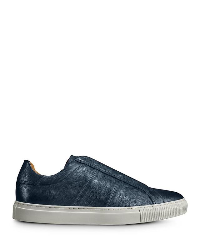 Mens Colton Grained Leather Slip-On Sneakers Product Image