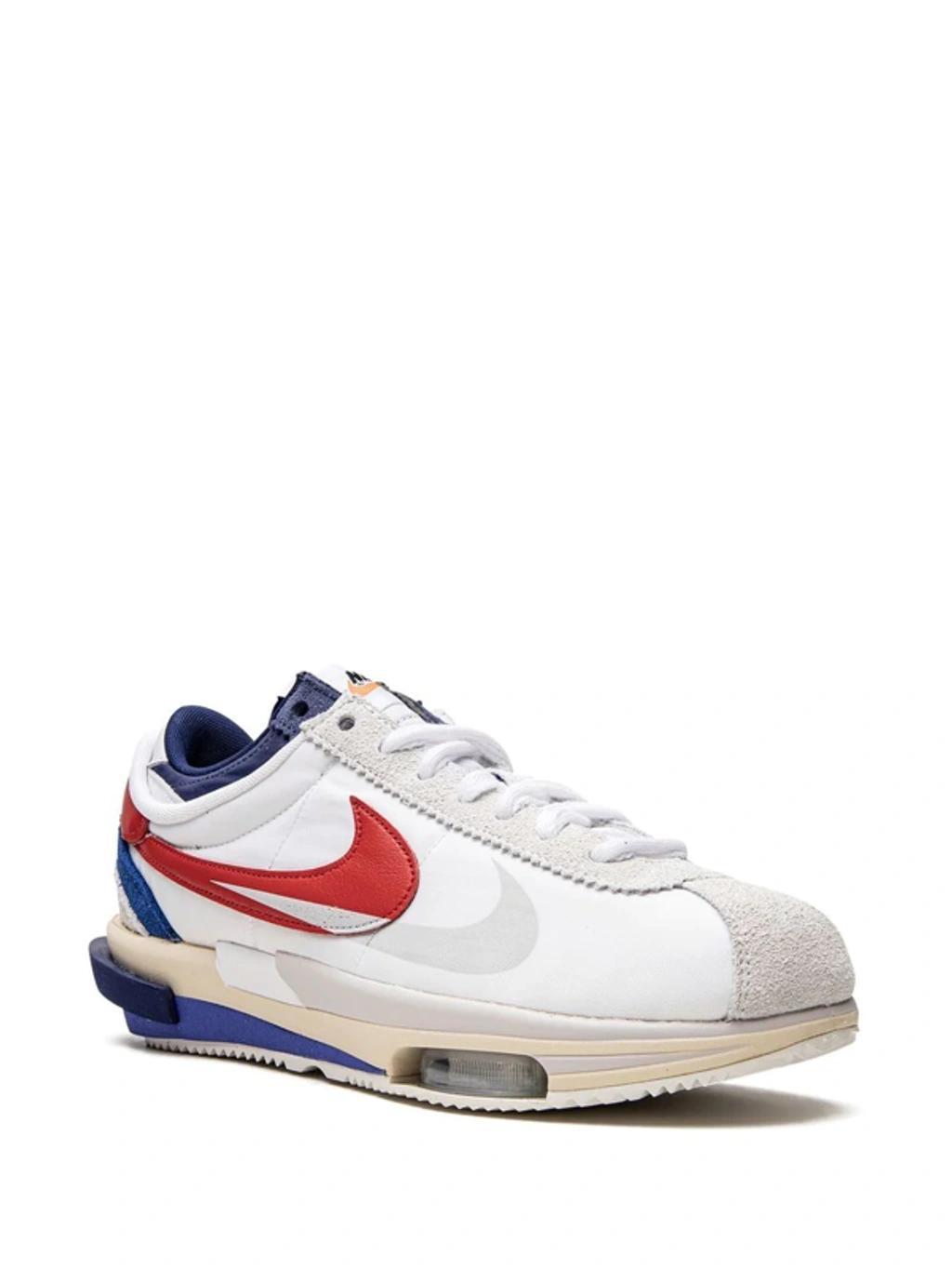 Sacai Zoom Cortez Sp Sneakers In White Product Image