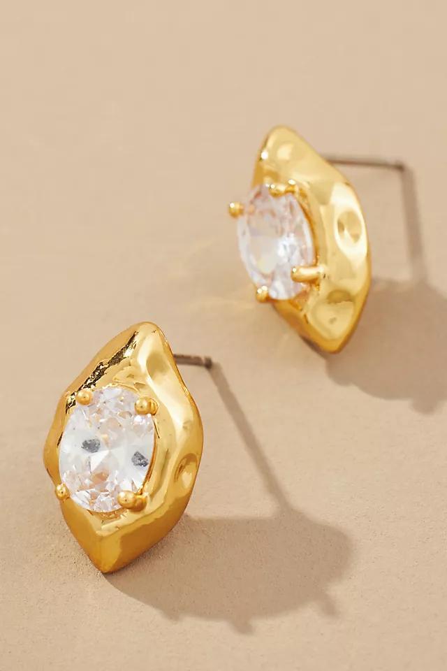 Stone Teardrop Earrings Product Image