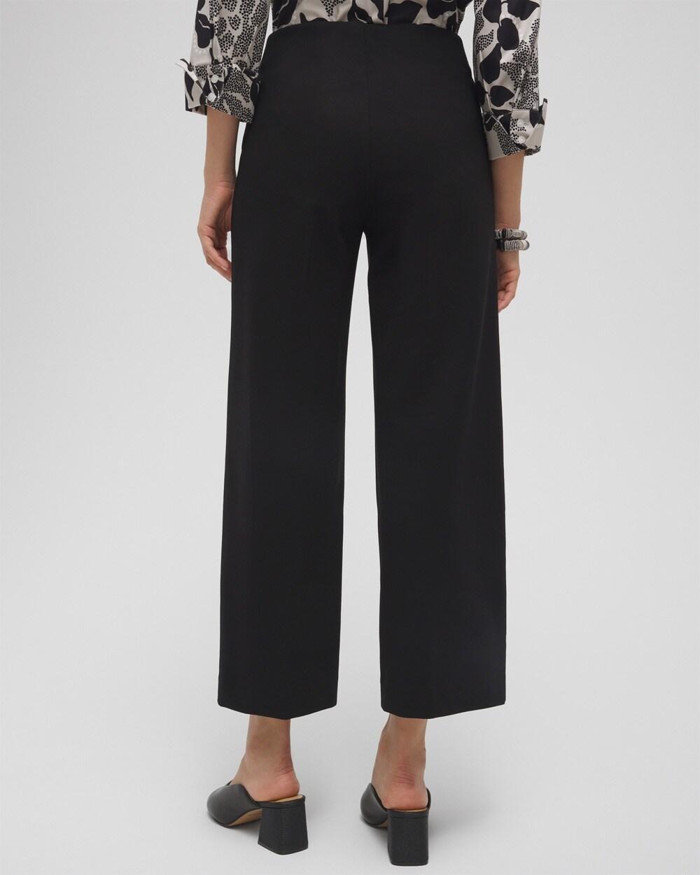 Juliet Ponte Wide Leg Cropped Pants Product Image