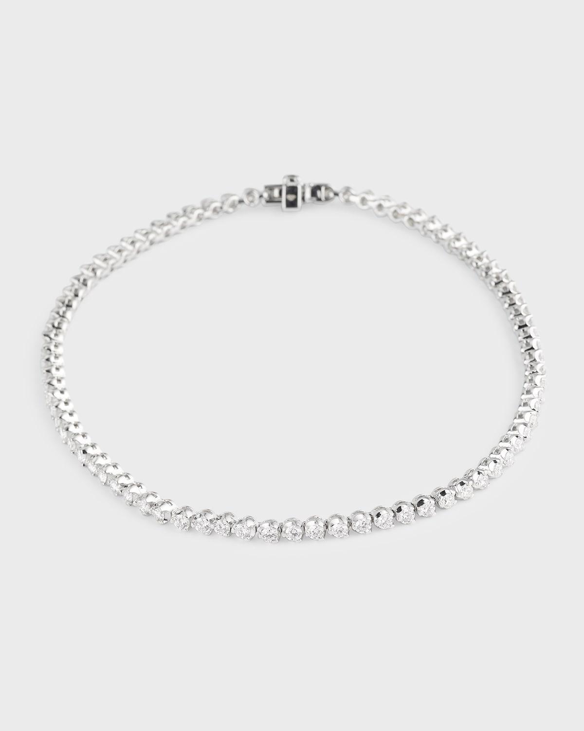 Womens 18K White Gold & 1.6 TCW Diamond Tennis Bracelet Product Image