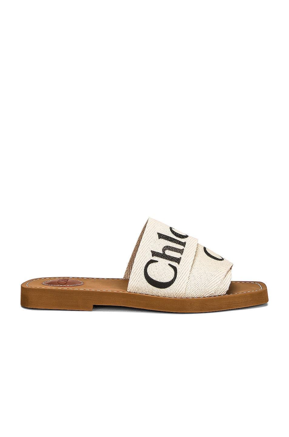 Chloe Woody Flat Slides Product Image