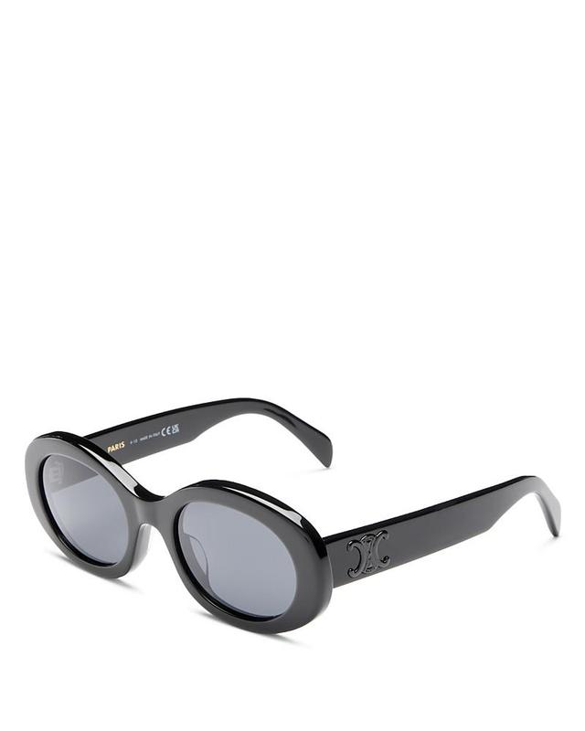 Mens 52MM Triomphe Oval Sunglasses Product Image