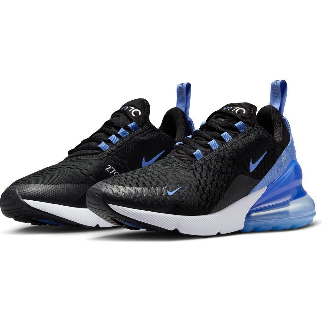 NIKE Black & Blue Air Max 270 Sneakers In Royal Pulse/metallic Silver/black Product Image