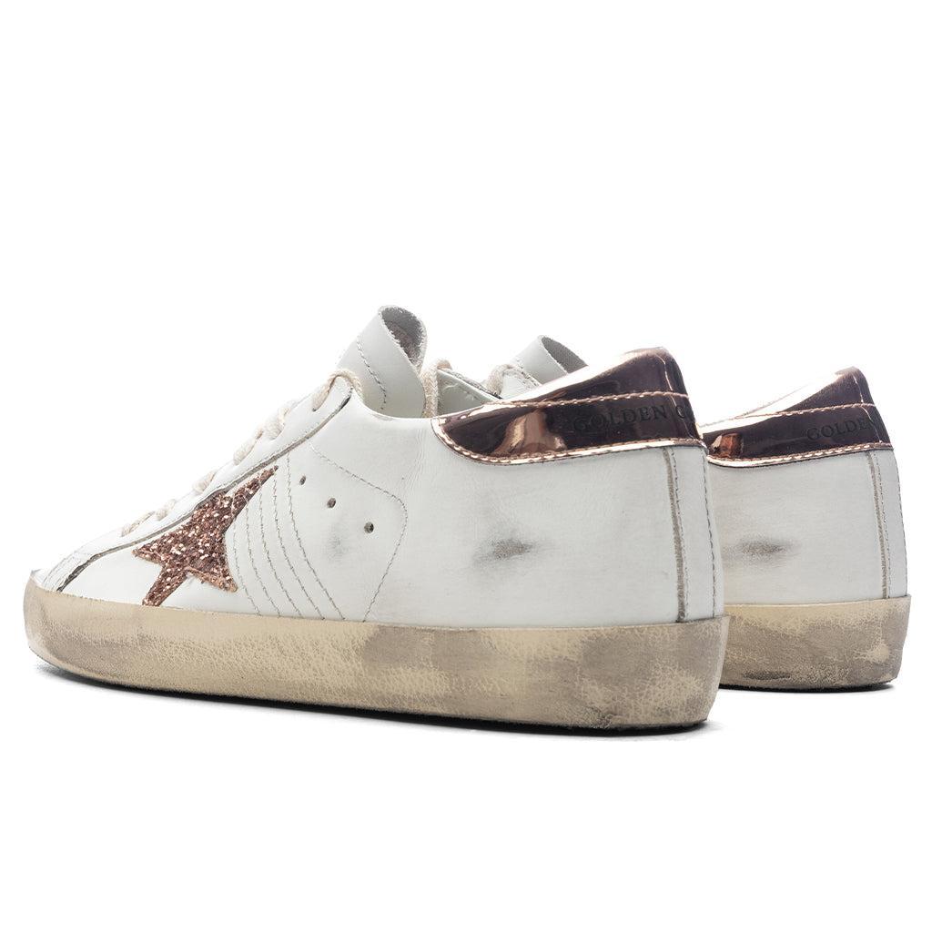 Women's Super Star Leather Sneaker - White/Peach/Antique Rose Female Product Image