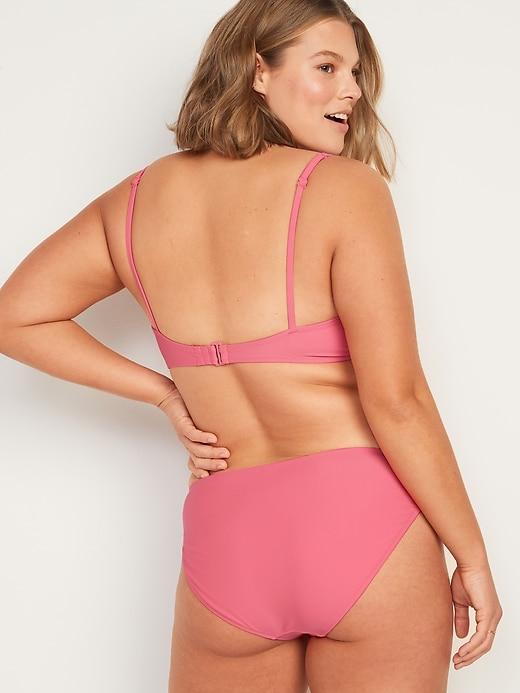 Mid-Rise Bikini Swim Bottoms Product Image