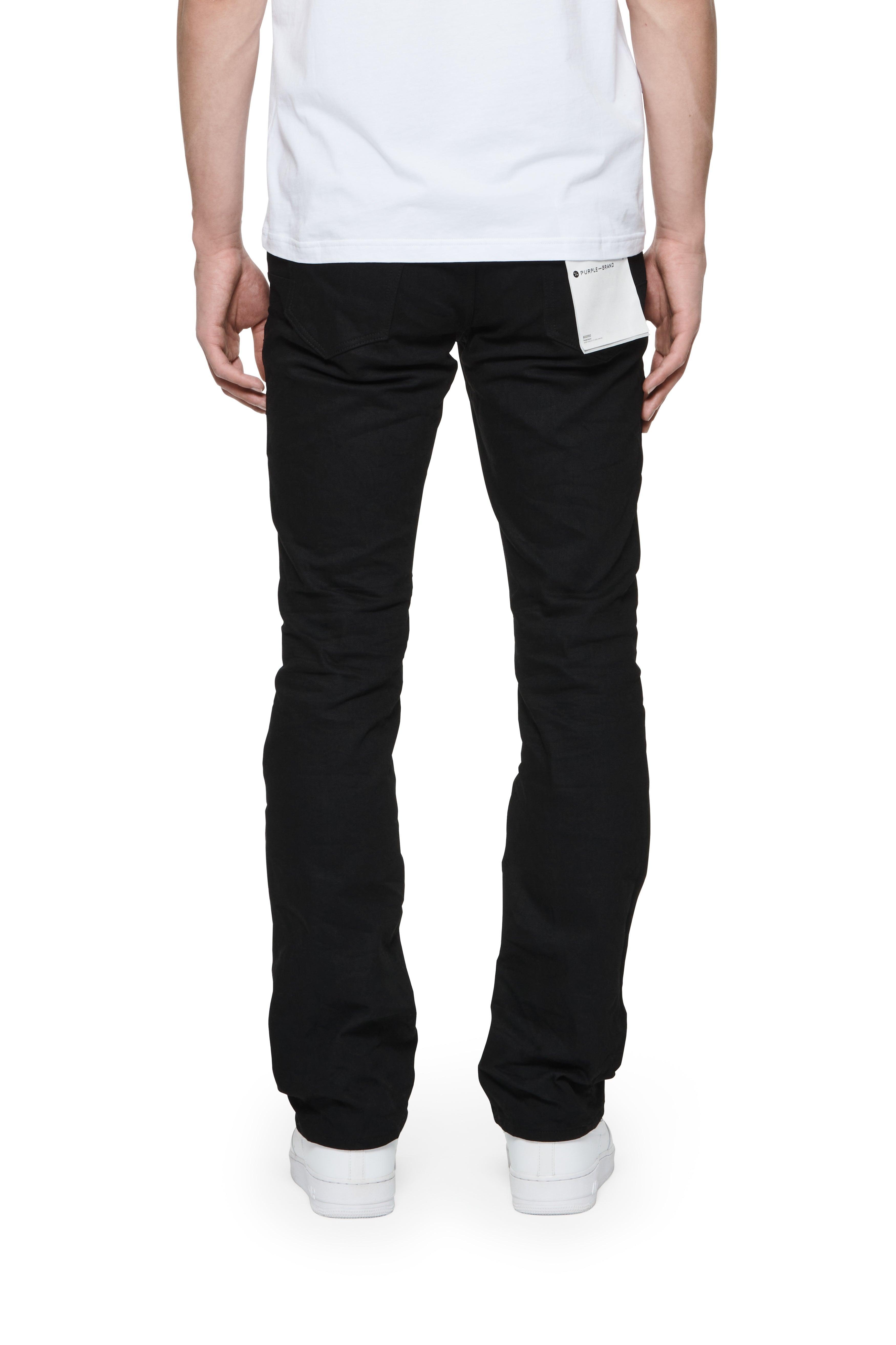 P004 Faded Black Flare Jeans Male Product Image