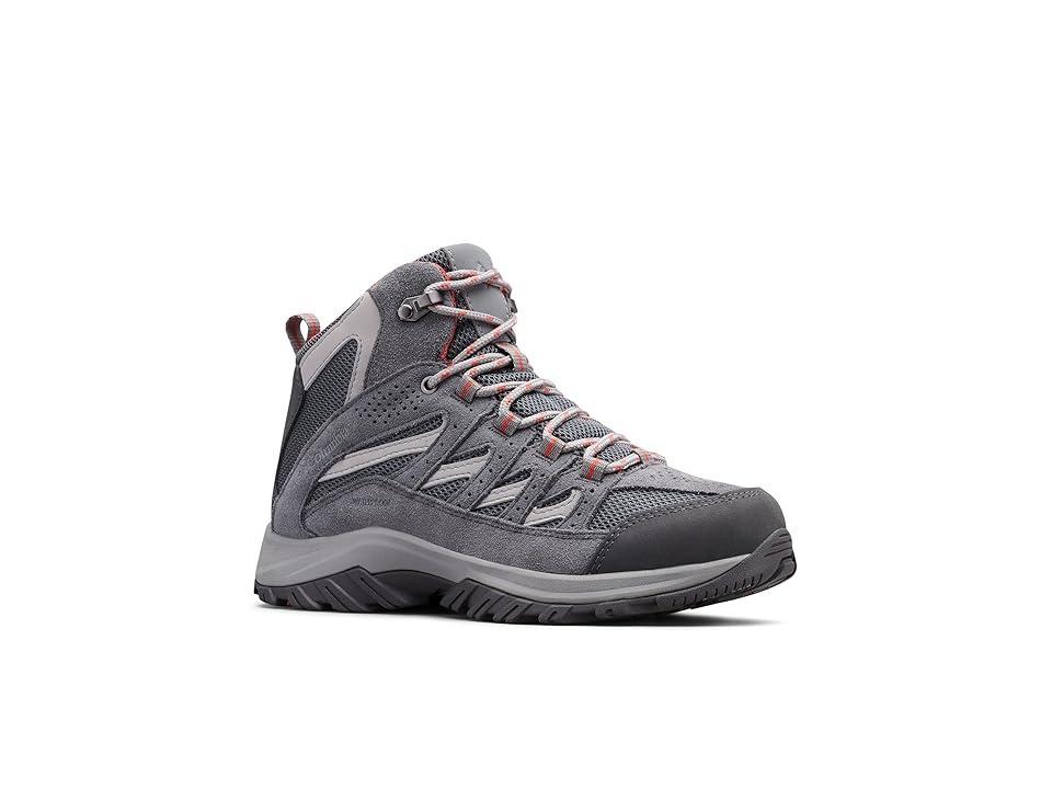 Columbia Crestwood Mid Waterproof (Graphite/Daredevil) Women's Shoes Product Image