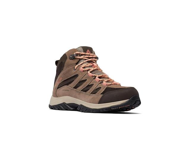 Columbia Crestwood Mid Waterproof (Cordovan/Mud) Women's Shoes Product Image