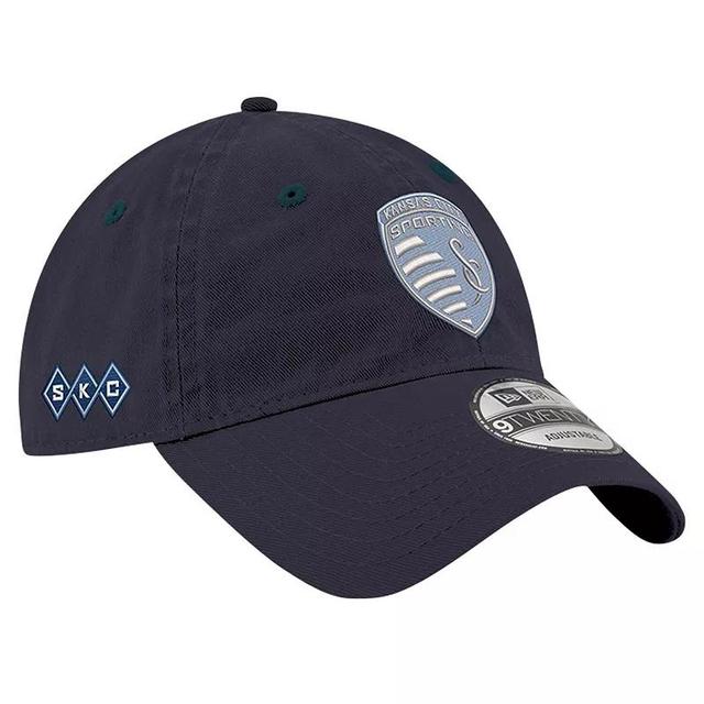 Mens New Era Sporting Kansas City 2024 Jersey Hook 9TWENTY Adjustable Hat, Blue Product Image