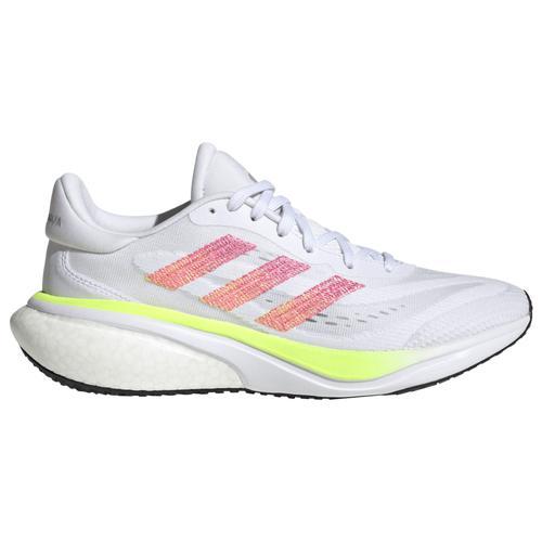 adidas Womens adidas Supernova 3 - Womens Running Shoes White/Pink/Blue Product Image