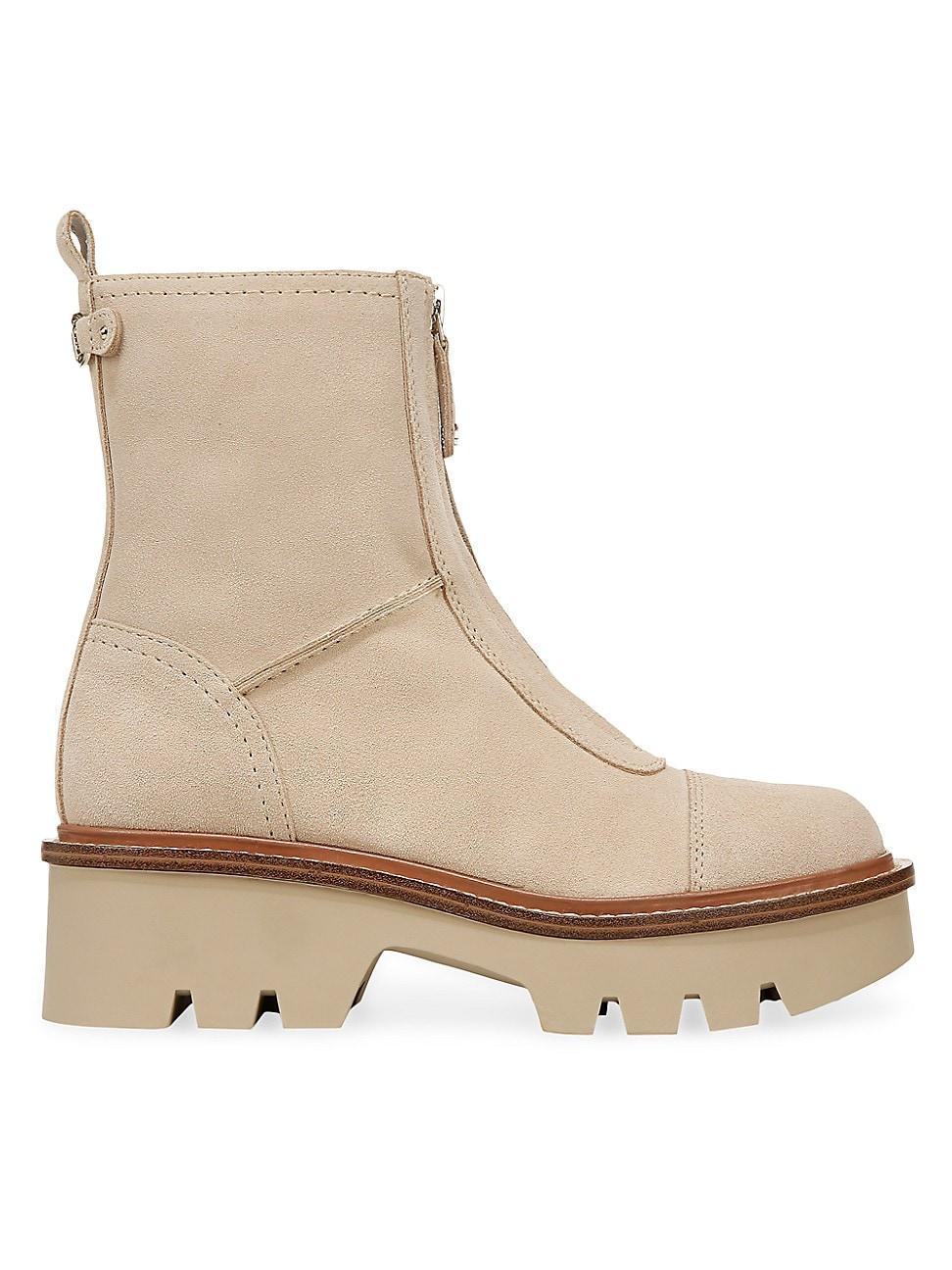 Womens Cooper Suede Zip-Up Ankle Boots Product Image