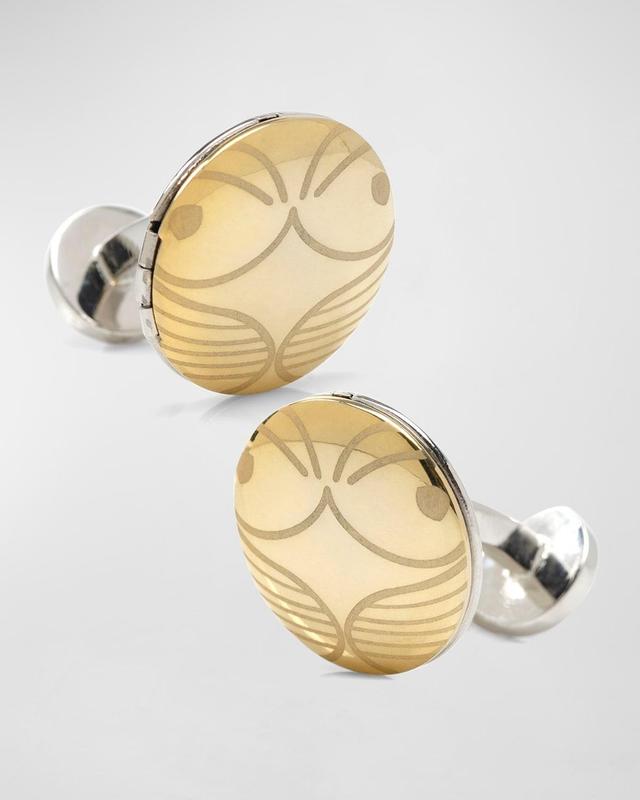 Mens Harry Potter Golden Snitch Locket Cufflinks Product Image