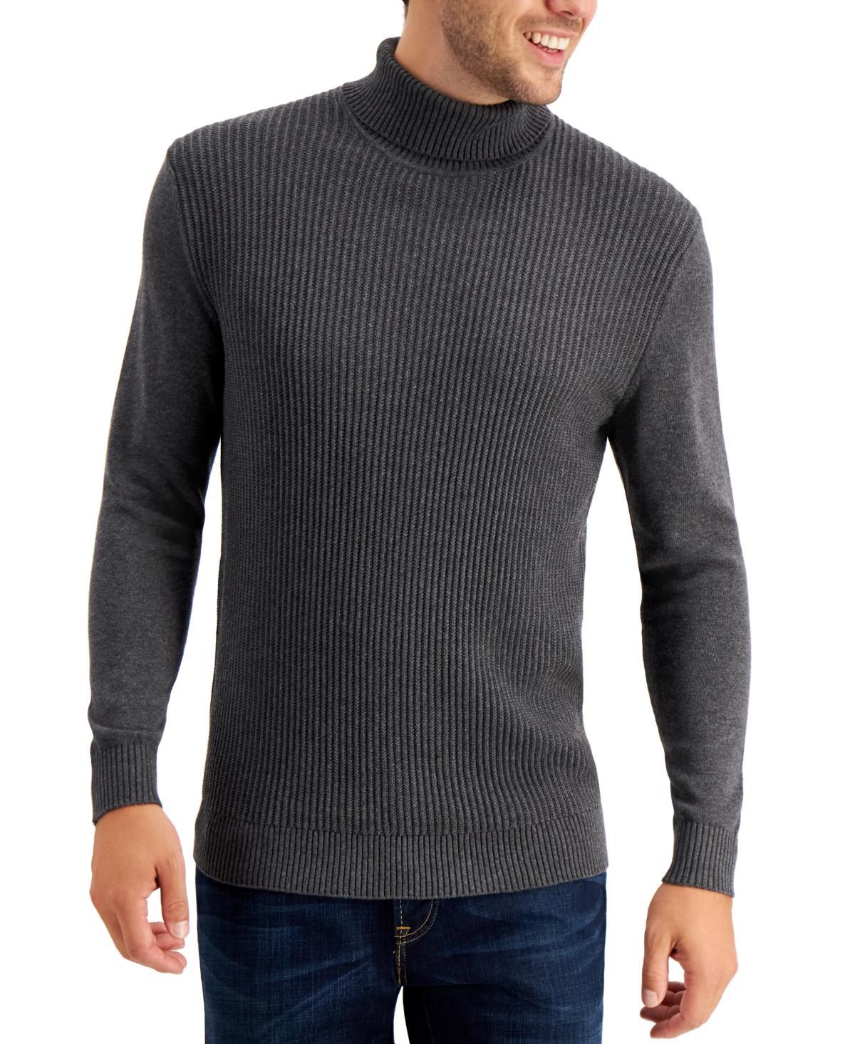 Club Room Mens Textured Cotton Turtleneck Sweater, Created for Macys Product Image