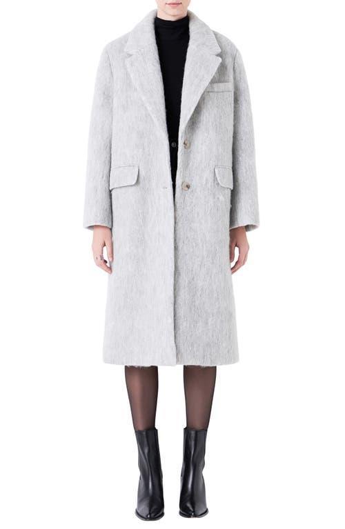 Grey Lab Oversize Longline Wool Blend Coat Product Image