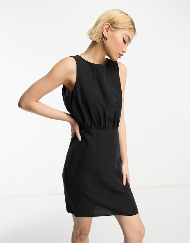 ASOS DESIGN waisted sleeveless mini dress Product Image