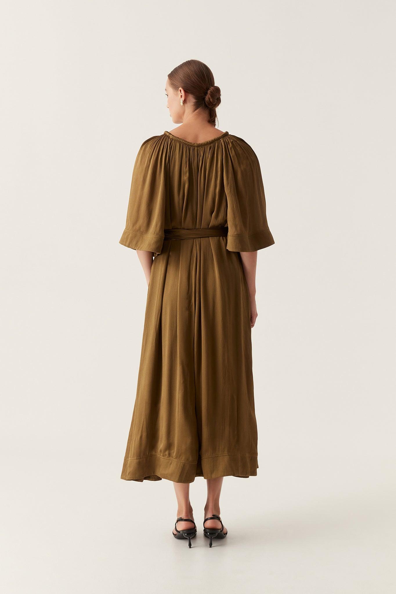 Seraphina Silk Midi Dress Female Product Image