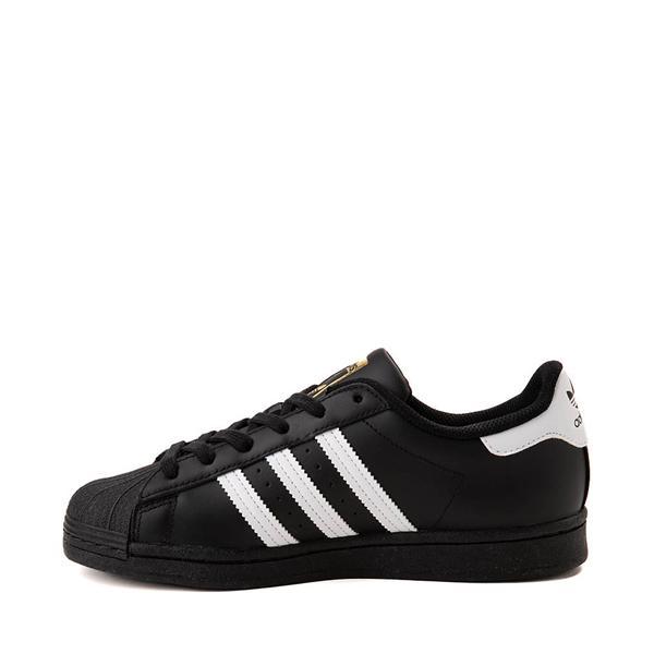 Womens adidas Superstar Athletic Shoe - Core Black / Cloud White Product Image