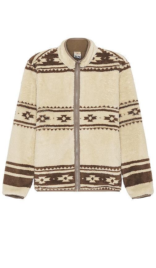 Faherty Steven Paul Jaud High Pile Fleece Reversible Jacket (Sand Dune Thunderbird) Men's Jacket Product Image