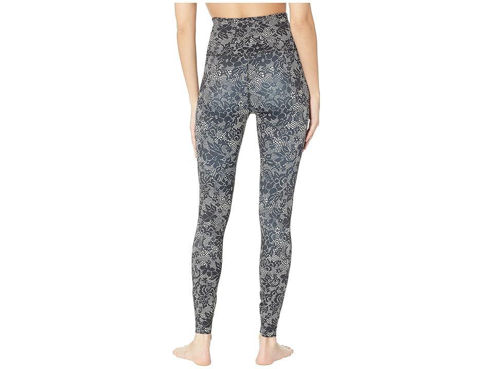 Beyond Yoga Olympus High Waisted Midi Leggings (Phantom Lace) Women's Casual Pants Product Image