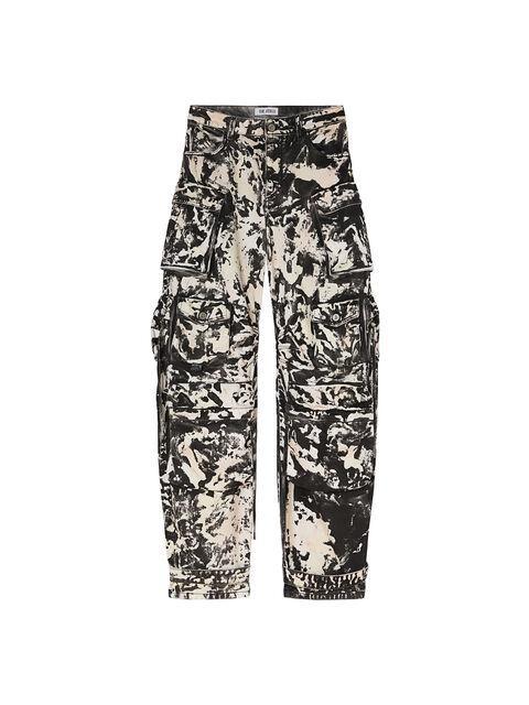 ''Fern'' black, white and soft pink long pants product image