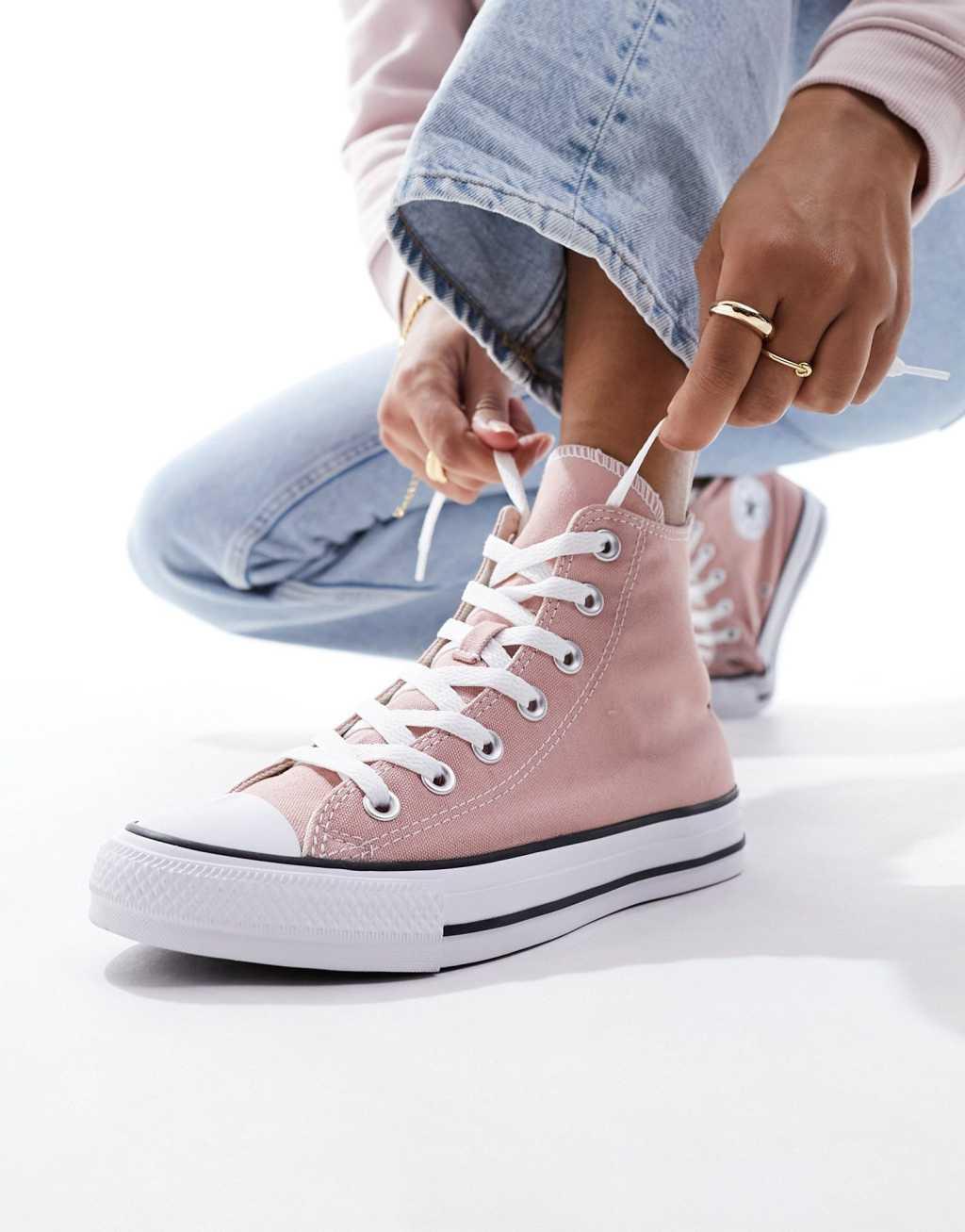 Converse Chuck Taylor All Star sneakers in pink Product Image