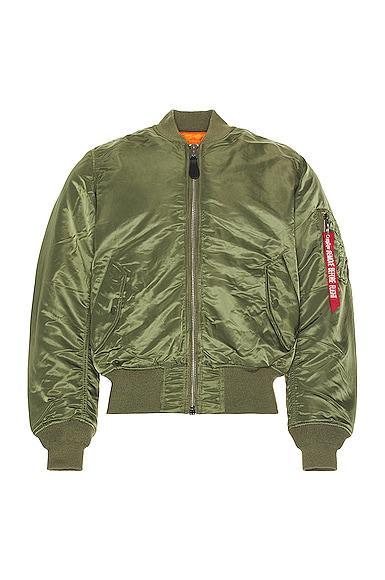 ALPHA INDUSTRIES MA-1 Blood Chit Bomber Jacket Size M, S, L. Product Image