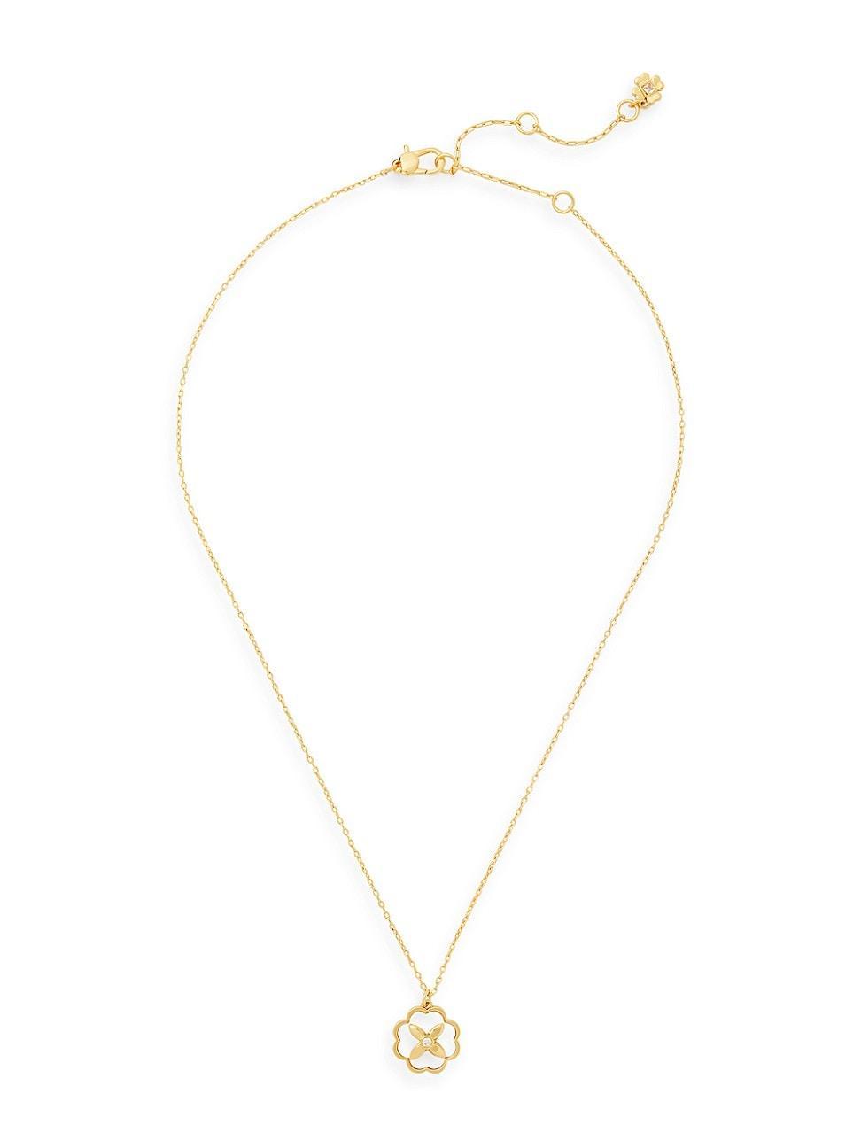 kate spade new york Heritage Bloom Short Pendant Necklace Product Image