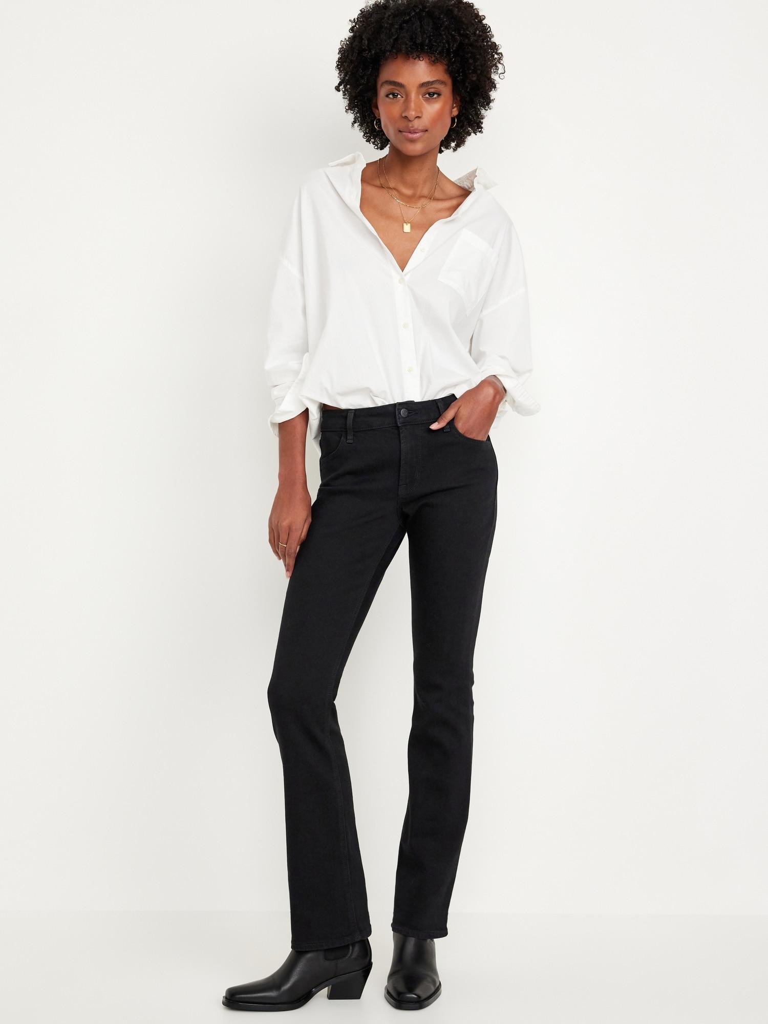 Mid-Rise Wow Boot-Cut Jeans for Women Product Image