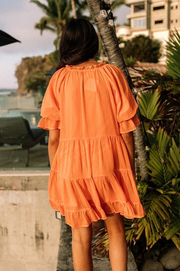 Light Of My Life Shift Dress In Orange Product Image